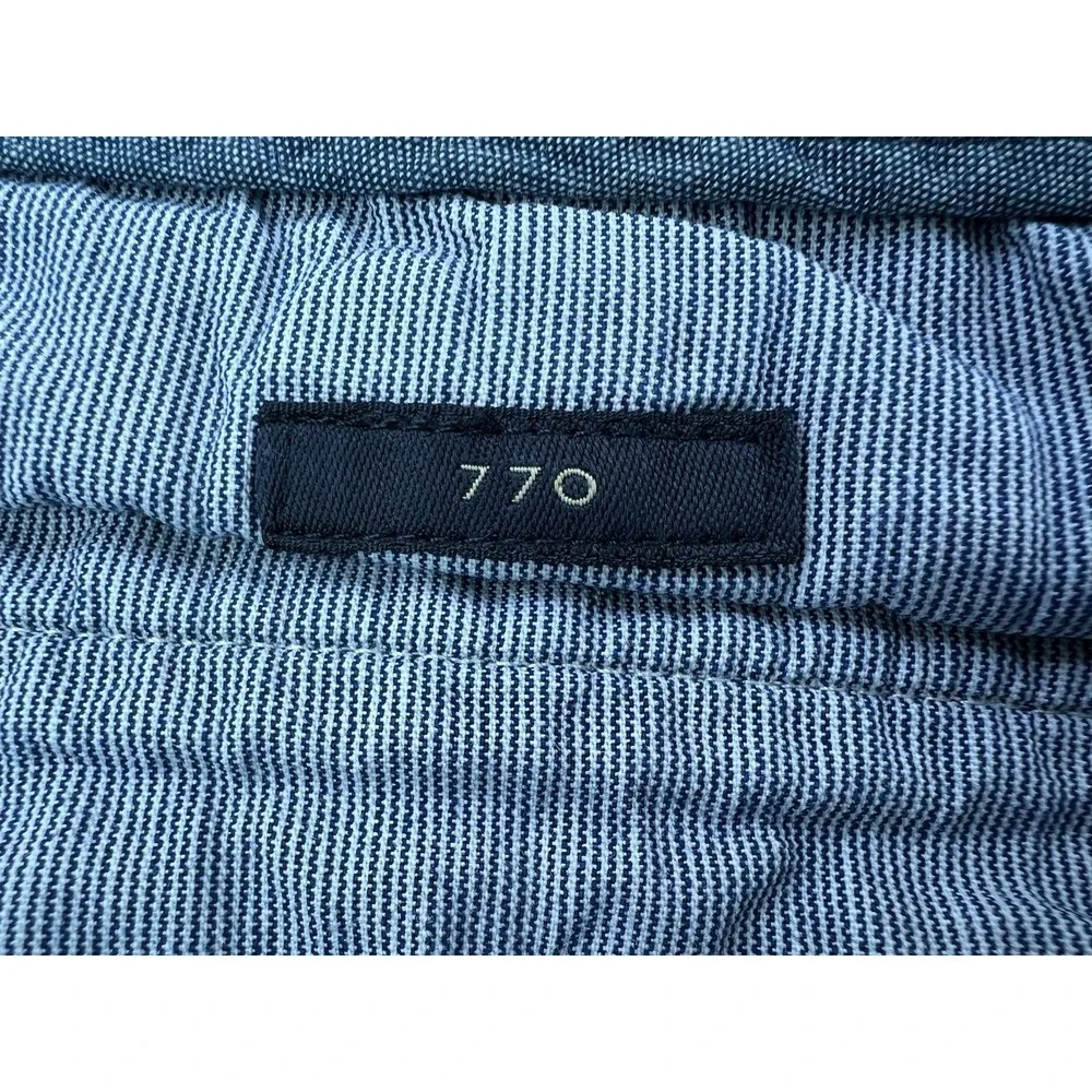 J.Crew 770 Stretch Pants Mens 32x30 Black Regular Fit Denim Chino Casual